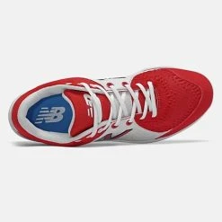 Hit After Hit New Balance – Red/White Low-Cut L3000v5 Metal Spikes (L3000TR5)