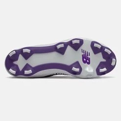 Hit After Hit New Balance – Men’s White/Purple 3000v5 Fresh Foam Molded Cleat (PL3000P5) -Footwear Shop PL3000P5 4