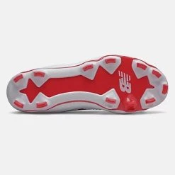 Hit After Hit New Balance – Men’s Red/White 3000v5 Fresh Foam Molded Cleat (PL3000R5) -Footwear Shop PL3000R5 4