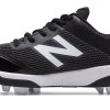 Hit After Hit New Balance – Black/White Junior Low Rubber Baseball Cleats (J4040BK4)