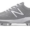 Hit After Hit New Balance 4040v5 Youth Molded Cleats – Grey/White (J4040TG5)