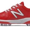 Hit After Hit New Balance 4040v5 Youth Molded Cleats – Red/White (J4040TR5)