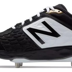 Hit After Hit New Balance – Black/White Low-Cut L3000v4 Metal Spikes (L3000BK4)