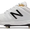 Hit After Hit New Balance – White/Black Low-Cut L3000v4 Metal Spikes (L3000SW4)