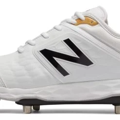 Hit After Hit New Balance – White/Black Low-Cut L3000v4 Metal Spikes (L3000SW4)