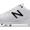 Hit After Hit New Balance 4040v5 Metal Spikes – White/Black (L4040TW5)