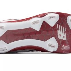 Hit After Hit New Balance – Men’s Cardinal/White 3000v4 Fresh Foam Molded Cleat (PL3000M4) -Footwear Shop products pl3000m4 4