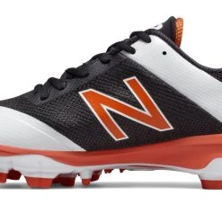 Hit After Hit New Balance – Orange/Black Low Rubber Baseball Cleats (PL4040B4)