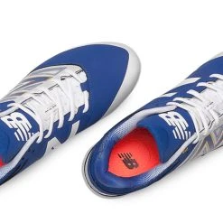 Hit After Hit New Balance – Royal/White Low Rubber Baseball Cleats (PL4040D3)