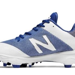 Hit After Hit New Balance – Royal/White Low Rubber Baseball Cleats (PL4040D4)