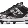 Hit After Hit New Balance 4040v5 Adult Molded Cleats – Black/White (PL4040E5)