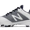 Hit After Hit New Balance – Navy/White Low Rubber Baseball Cleats (PL4040N4)