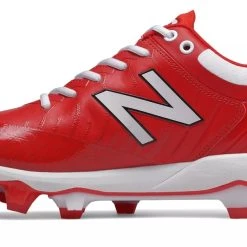 Hit After Hit New Balance 4040v5 Adult Molded Cleats – Red/White (PL4040R5)